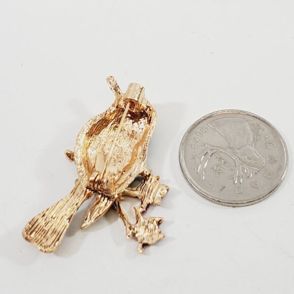 Crystal Bird Brooch (92706) - Picture 2 of 2